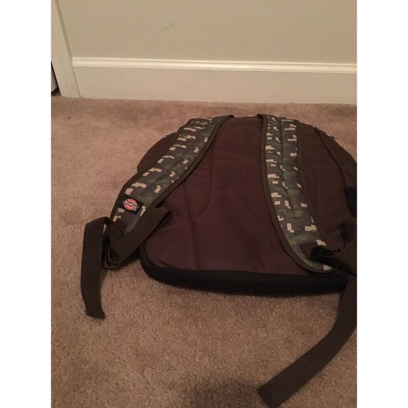 Dickies Brown Camo Student School Backpack Bag Camouflage - Picture 6 of 6